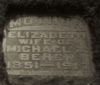 Footstone of Elizabeth Behen
